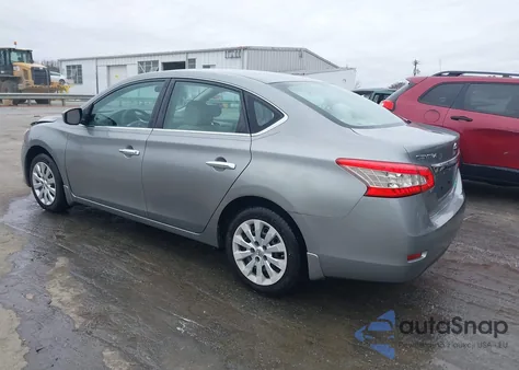 2013 Nissan Sentra Sv z USA, uszkodzony, nr VIN 3N1AB7AP6DL678718